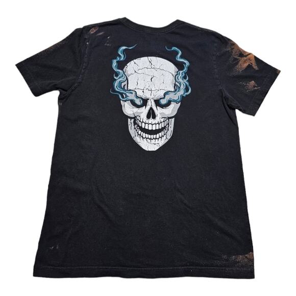 Philadelphia Eagles and Stone Cold Austin 3:16 WWE Bleach Tie Dyed Tee Shirt - Picture 7 of 7